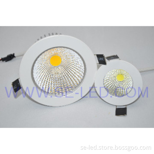 3W COB aluminum Blanco frío Brillo estupendo EMPOTRABLES LED